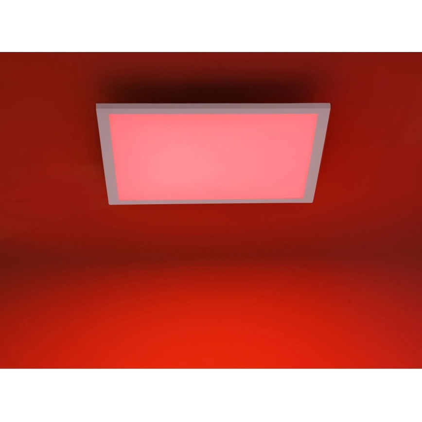 JUST LIGHT. 14681-16 - LED RGB Πλαφονιέρα οροφής ντιμαριζόμενη LOLA FLAT LED/28W/230V 2700-5000K + τηλεχειριστήριο