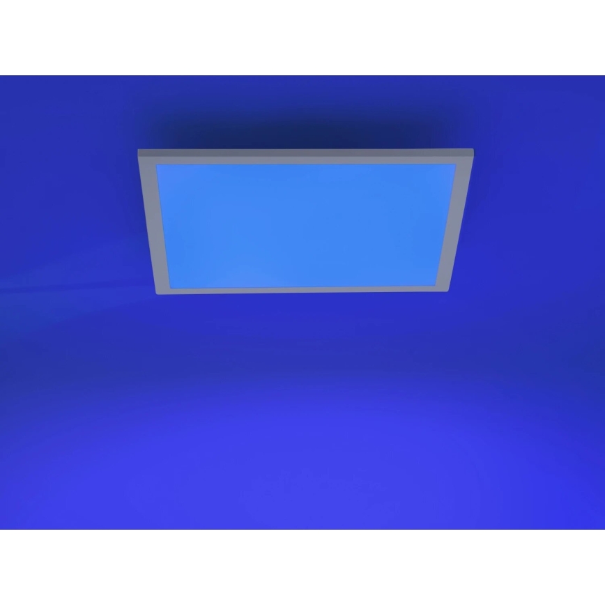 JUST LIGHT. 14681-16 - LED RGB Πλαφονιέρα οροφής ντιμαριζόμενη LOLA FLAT LED/28W/230V 2700-5000K + τηλεχειριστήριο