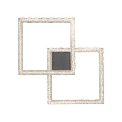 JUST LIGHT. 14732-18 - Φωτιστικό οροφής LED GLITRA LED/17,5W/230V 37,6x37,6 cm μαύρο