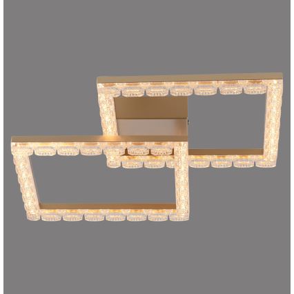 JUST LIGHT. 14732-60 - LED φωτιστικό οροφής GLITRA LED/17,5W/230V 37,6x37,6 cm χρυσό