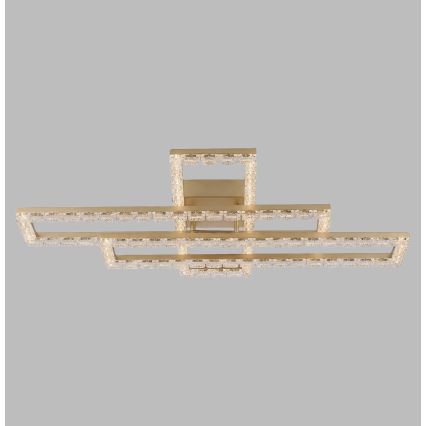 JUST LIGHT. 14733-60 - Φωτιστικό οροφής LED GLITRA LED/35W/230V 57,25x72,05 cm χρυσό