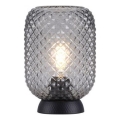JUST LIGHT. 14906-18 - Eπιτραπέζιο φωτιστικό REISHI 1xE27/40W/230V μαύρο