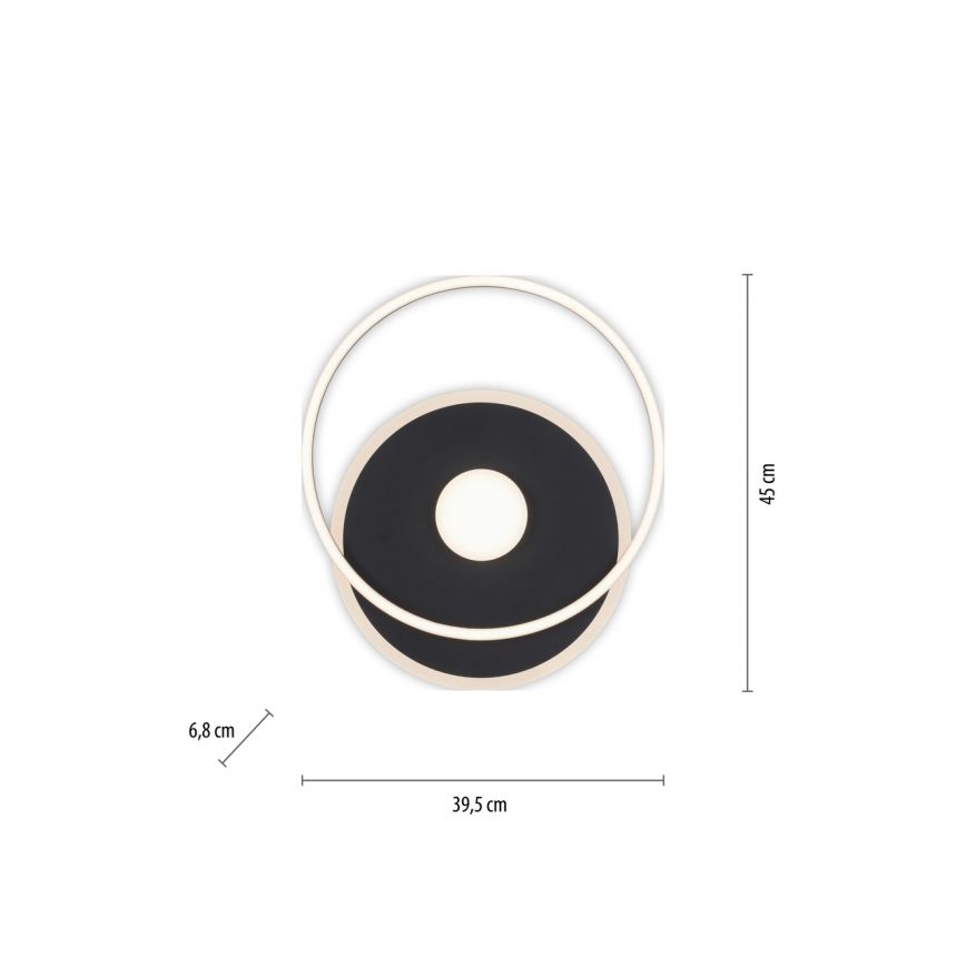 JUST LIGHT. 15046-18 - LED Dimmable φωτιστικό οροφής DOMINO LED/26,5W/230V