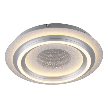 JUST LIGHT. 15089-21 - Φωτιστικό οροφής LED CICHIO LED/36W/230V Ø 40 cm ματ χρώμιο