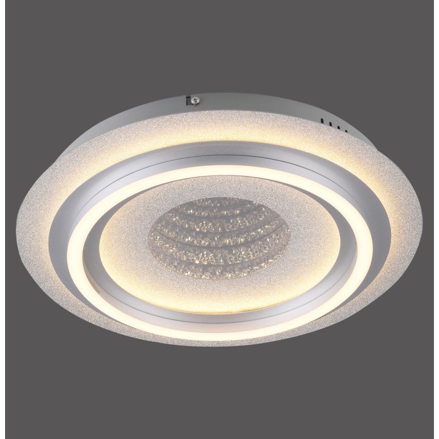 JUST LIGHT. 15089-21 - Φωτιστικό οροφής LED CICHIO LED/36W/230V Ø 40 cm ματ χρώμιο