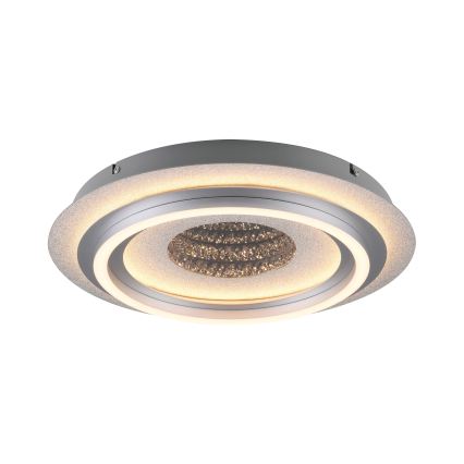 JUST LIGHT. 15089-21 - Φωτιστικό οροφής LED CICHIO LED/36W/230V Ø 40 cm ματ χρώμιο