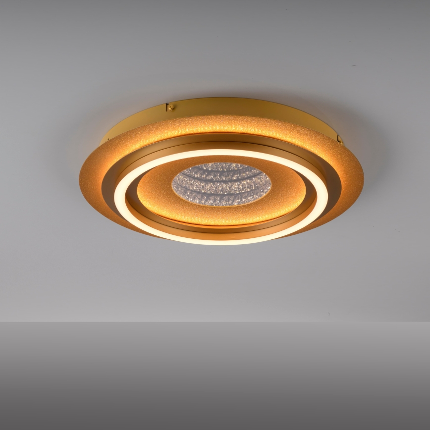 JUST LIGHT. 15089-60 - LED Φωτιστικό οροφής CICHIO LED/36W/230V διάμ. 40 cm χρυσό