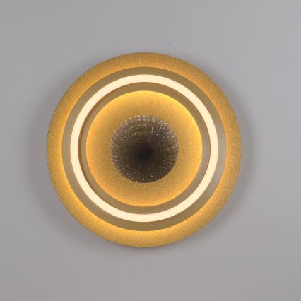 JUST LIGHT. 15089-60 - LED Φωτιστικό οροφής CICHIO LED/36W/230V διάμ. 40 cm χρυσό