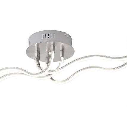 JUST LIGHT. 15126-55 - LED Πλαφονιέρα οροφής WAVE LED/29,4W/230V ματ χρώμιο