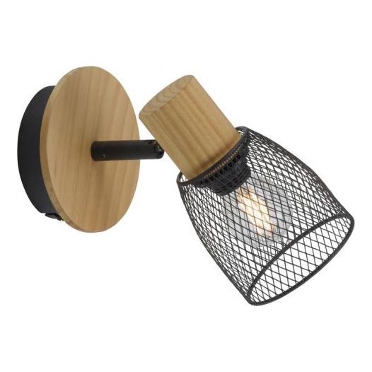 JUST LIGHT. 15191-79 - Σποτ τοίχου TAMIS 1xE14/10W/230V πεύκο