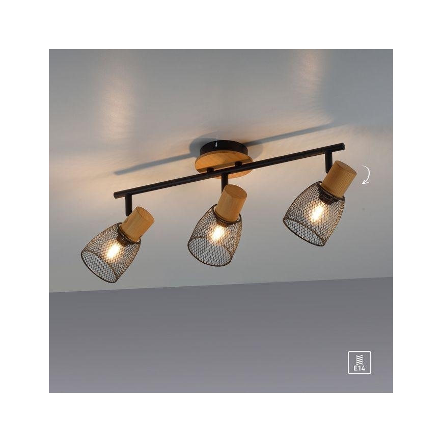 JUST LIGHT. 15193-79 - Φωτιστικό σποτ TAMIS 3xE14/10W/230V