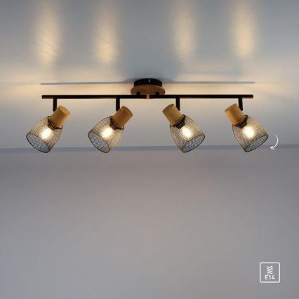 JUST LIGHT. 15194-79 - Φωτιστικό σποτ TAMIS 4xE14/10W/230V