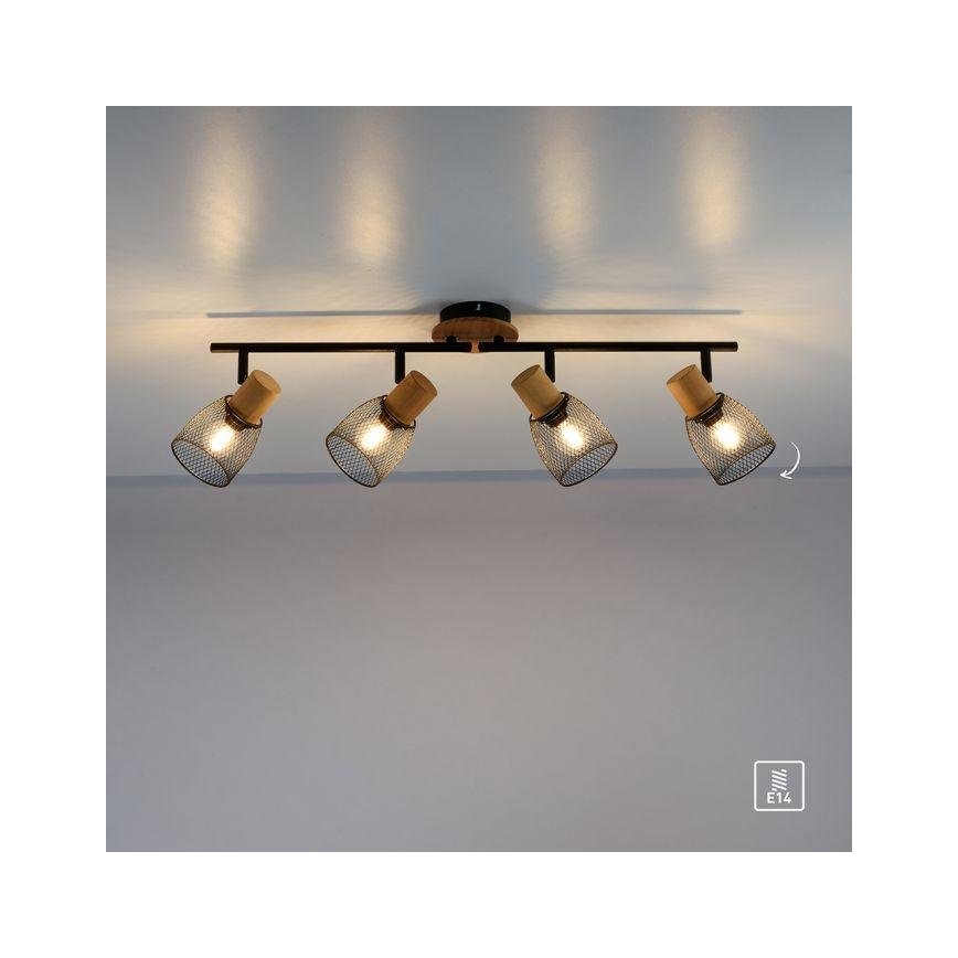 JUST LIGHT. 15194-79 - Φωτιστικό σποτ TAMIS 4xE14/10W/230V
