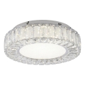 JUST LIGHT. 15221-17 - LED Φωτιστικό οροφής KULUNKA LED/32W/230V διάμ. 37 cm γυαλιστερό χρώμιο