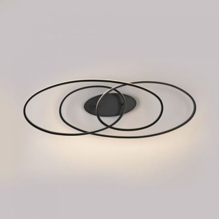 JUST LIGHT. 15321-18 - Φωτιστικό οροφής LED LUMACA LED/33W/230V μαύρο