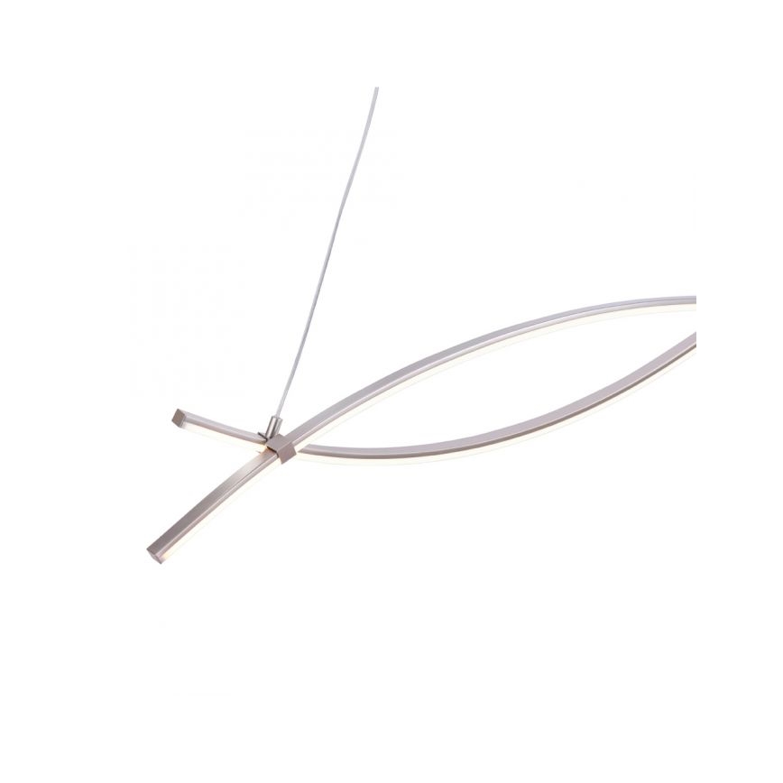 JUST LIGHT. 15382-55 -  Κρεμαστό φωτιστικό οροφής LED MAJA 2xLED/8,4W/230V ματ χρώμιο