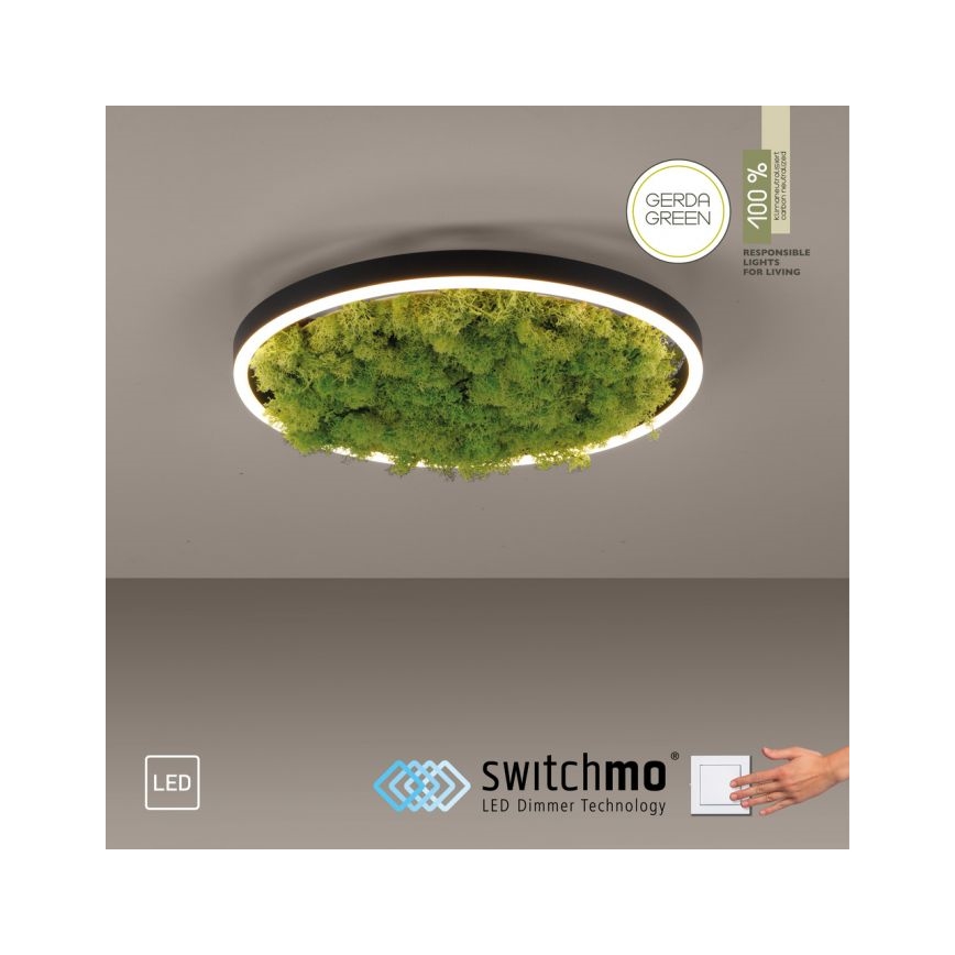 JUST LIGHT. 15391-66 - LED Dimmable φωτιστικό οροφής GREEN RITU LED/20W/230V