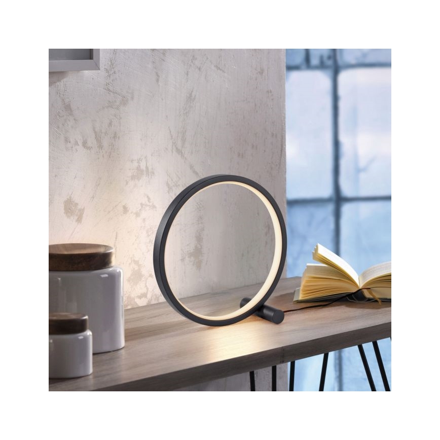 JUST LIGHT. 15395-18 - Επιτραπέζιο φωτιστικό LED MINI RITUS LED/10,5W/230V μαύρο
