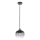 JUST LIGHT. 15420-18 - Κρεμαστό φωτιστικό οροφής ZEA 1xE27/25W/230V μαύρο