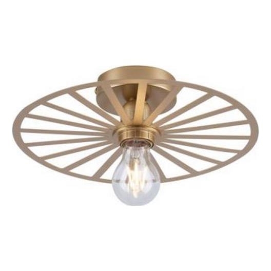 JUST LIGHT. 15635-60 - Φωτιστικό οροφής SPIKE 1xE27/40W/230V διάμετρος 30 cm ορείχαλκος