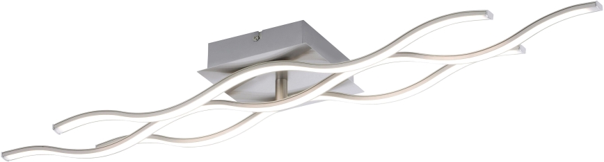 JUST LIGHT. 16266-55 - LED RGB dimmable φωτιστικό οροφής LOLA WAVE LED/30W/230V 2700-5000K + τηλεχειριστήριο