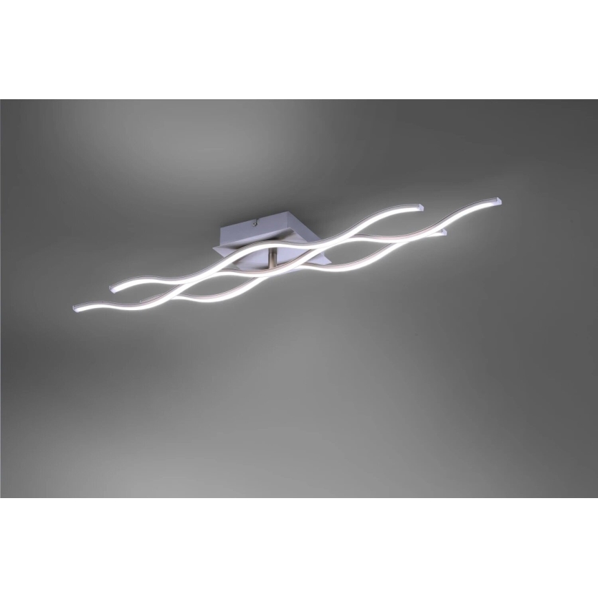 JUST LIGHT. 16266-55 - LED RGB dimmable φωτιστικό οροφής LOLA WAVE LED/30W/230V 2700-5000K + τηλεχειριστήριο