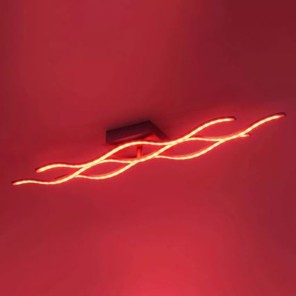 JUST LIGHT. 16266-55 - LED RGB dimmable φωτιστικό οροφής LOLA WAVE LED/30W/230V 2700-5000K + τηλεχειριστήριο