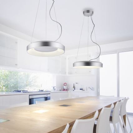 JUST LIGHT. 17075-21 - Led Dimmable κρεμαστό φωτιστικό οροφής KETO ANIKA LED/26,5W/230V 2700-5000K + τηλεχειριστήριο
