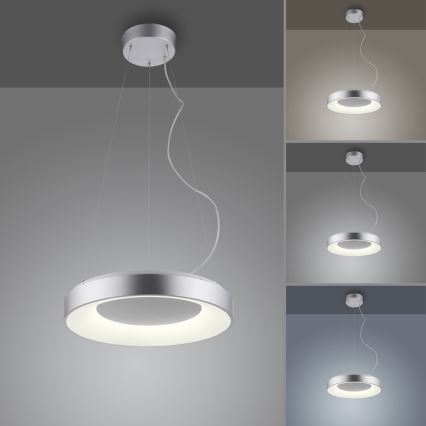 JUST LIGHT. 17075-21 - Led Dimmable κρεμαστό φωτιστικό οροφής KETO ANIKA LED/26,5W/230V 2700-5000K + τηλεχειριστήριο