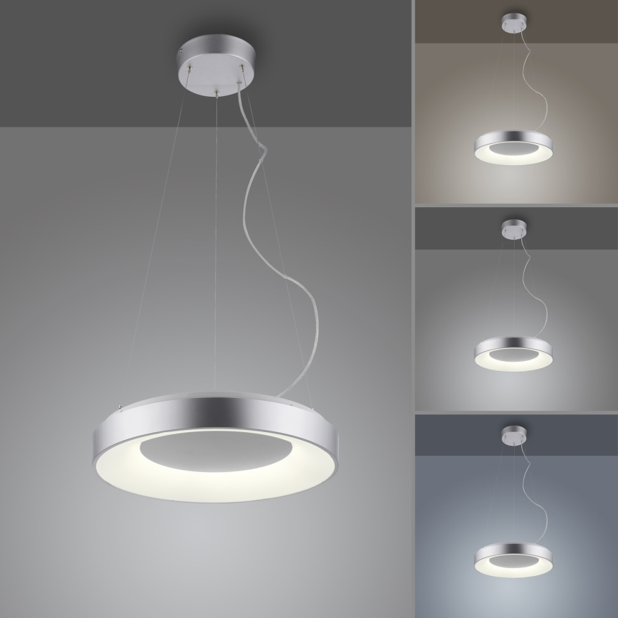 JUST LIGHT. 17075-21 - Led Dimmable κρεμαστό φωτιστικό οροφής KETO ANIKA LED/26,5W/230V 2700-5000K + τηλεχειριστήριο