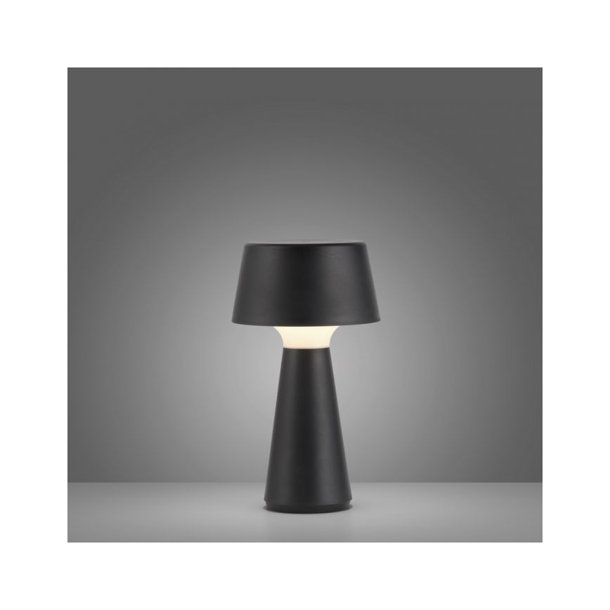 JUST LIGHT. 19260-18 - LED Ρυθμιζόμενος με αφής εξωτερικός φωτισμός ABERA LED/3W/3,7V 2000 mAh USB IP54 μαύρο
