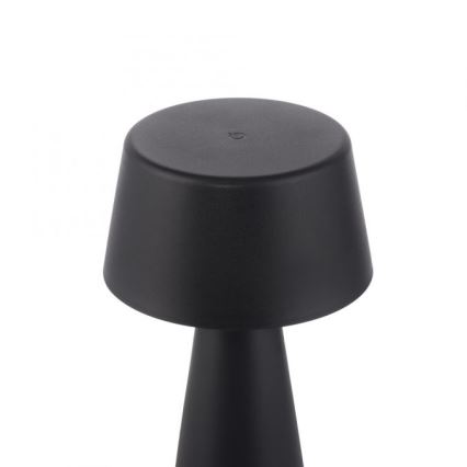 JUST LIGHT. 19260-18 - LED Ρυθμιζόμενος με αφής εξωτερικός φωτισμός ABERA LED/3W/3,7V 2000 mAh USB IP54 μαύρο