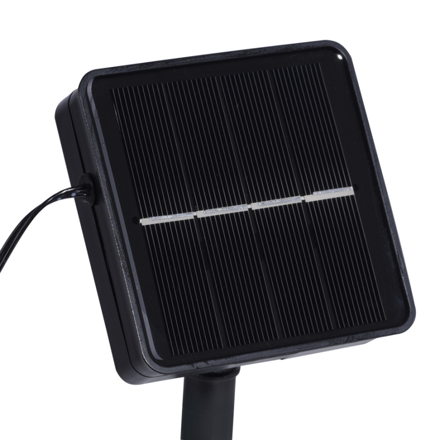 JUST LIGHT. 19971-18 - RGB LED ηλιακή ταινία TEANIA LED/3,7V 5 m 1200 mAh IP44 μαύρη