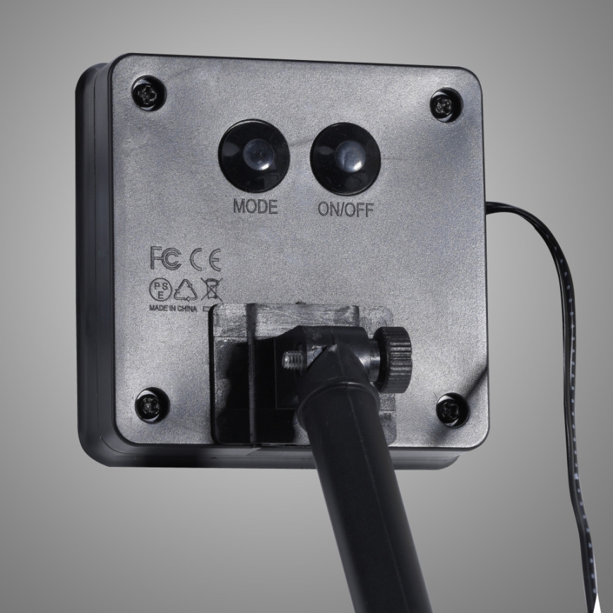 JUST LIGHT. 19971-18 - RGB LED ηλιακή ταινία TEANIA LED/3,7V 5 m 1200 mAh IP44 μαύρη