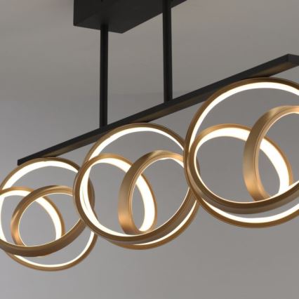 JUST LIGHT. 6245-18 - Πλαφονιέρα οροφής ντιμαριζόμενη LED LOOP 3xLED/11W/230V 2700-5000K + τηλεχειριστήριο