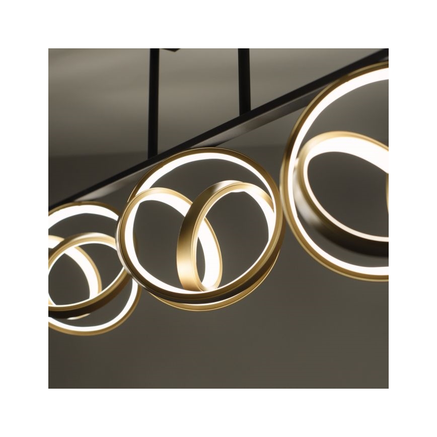 JUST LIGHT. 6245-18 - Πλαφονιέρα οροφής ντιμαριζόμενη LED LOOP 3xLED/11W/230V 2700-5000K + τηλεχειριστήριο