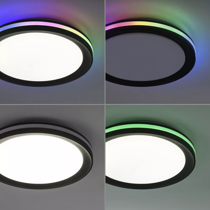 JUST LIGHT. 7509018 - LED RGBW Dimmable φωτιστικό οροφής GANGES LED/24W/230V 2700-5000K + τηλεχειριστήριο