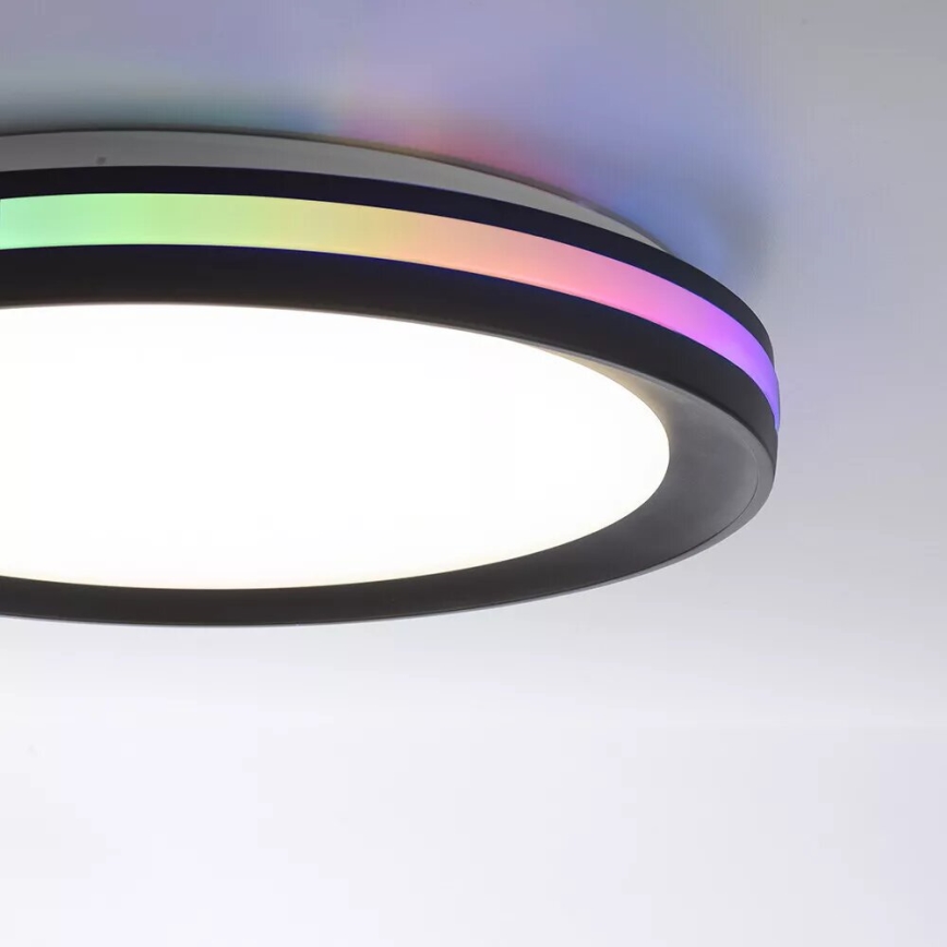 JUST LIGHT. 7509018 - LED RGBW Dimmable φωτιστικό οροφής GANGES LED/24W/230V 2700-5000K + τηλεχειριστήριο