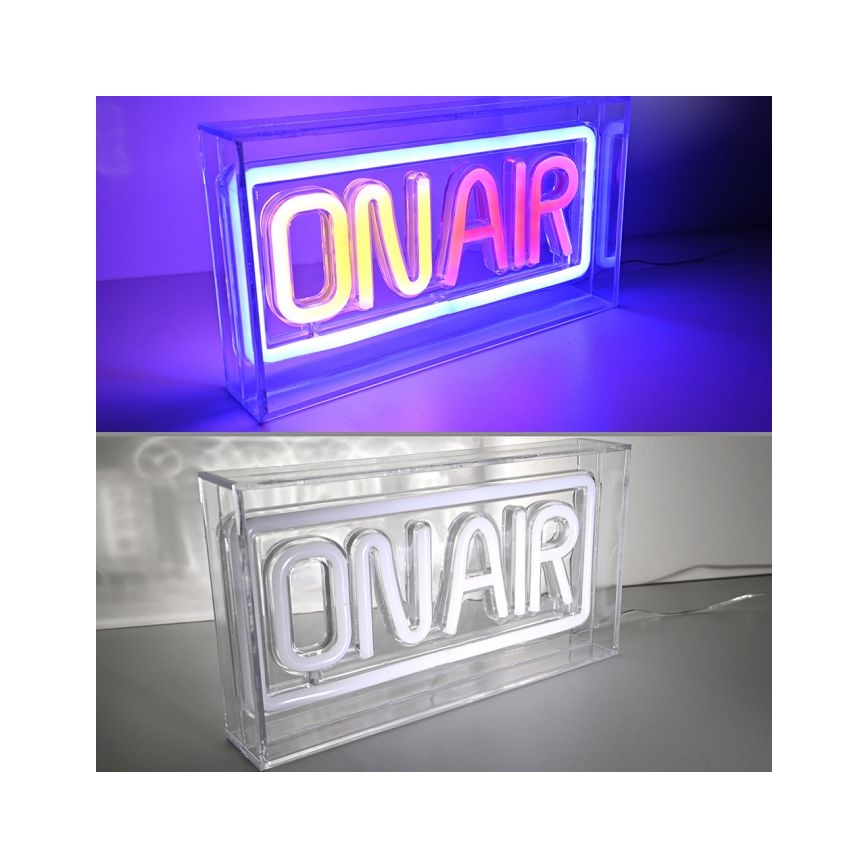 JUST LIGHT. 85013-70 - LED Neon επιτραπέζιο διακοσμητικό NEON LED/4W/5V On Air