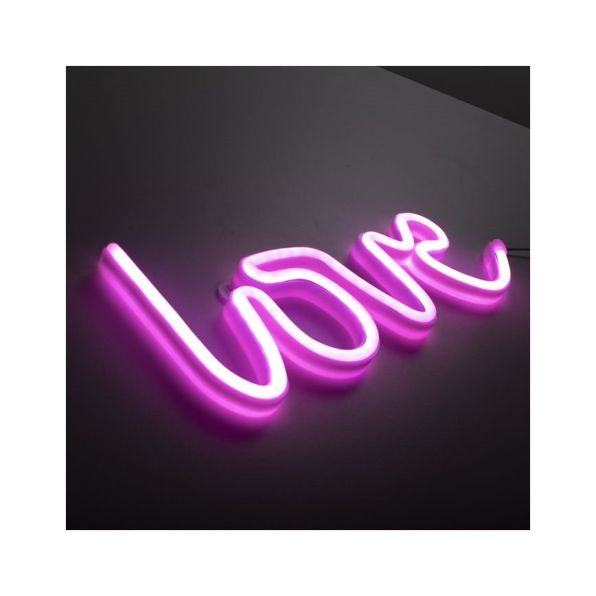 JUST LIGHT. 85021-87 - LED Διακοσμητικό φωτιστικό τοίχου Neon NEON LED/6,5W/5V Love