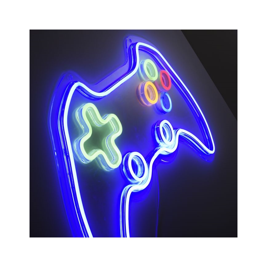 JUST LIGHT. 85022-70 - LED Διακοσμητικό φωτιστικό τοίχου Neon NEON 1xLED/6,5W/5V gamer