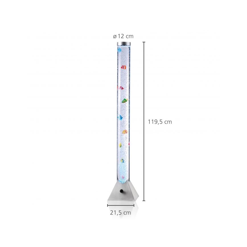 JUST LIGHT. 85106-55 - LED RGB Διακοσμητική επιδαπέδια λάμπα AVA 12xLED/0,06W/230V