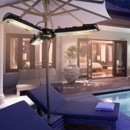 JUST LIGHT. 99513-18 - Θερμάστρα εξωτερικού χώρου GLOW 3x650W/1300W/2000W/230V IP34