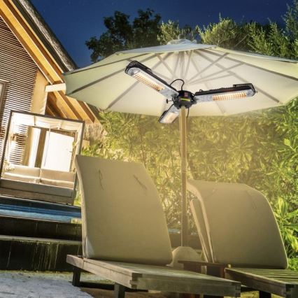 JUST LIGHT. 99513-18 - Θερμάστρα εξωτερικού χώρου GLOW 3x650W/1300W/2000W/230V IP34