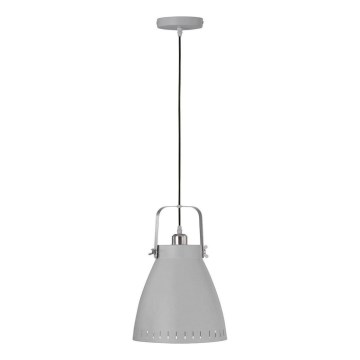 JUST LIGHT. L11160-16 - Κρεμαστό φωτιστικό οροφής EVA 1xE27/60W/230V διάμετρος 26,5 γκρι
