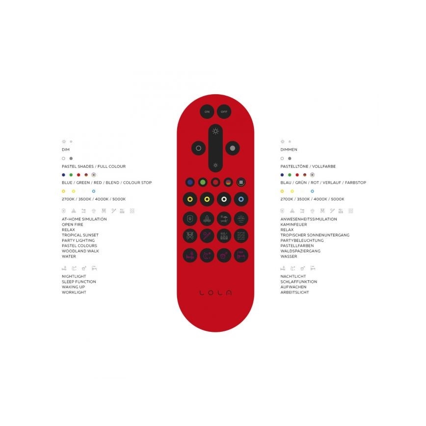 JUST LIGHT. L16271-55 - LED RGBW Dimmable φωτιστικό οροφής JOHANNA LOLASMART LED/24W/230V 2700-5000K + τηλεχειριστήριο