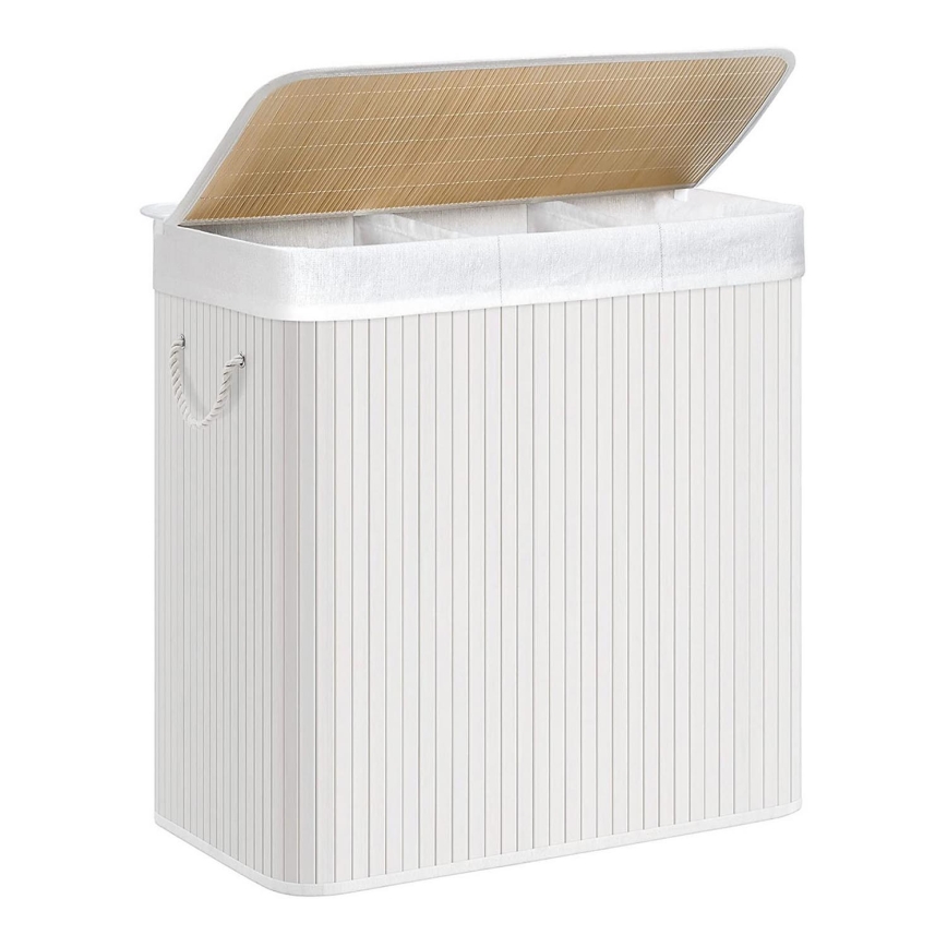 Καλάθι ρούχων GUS, λευκό