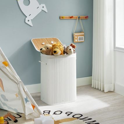 Καλάθι ρούχων GUS λευκό