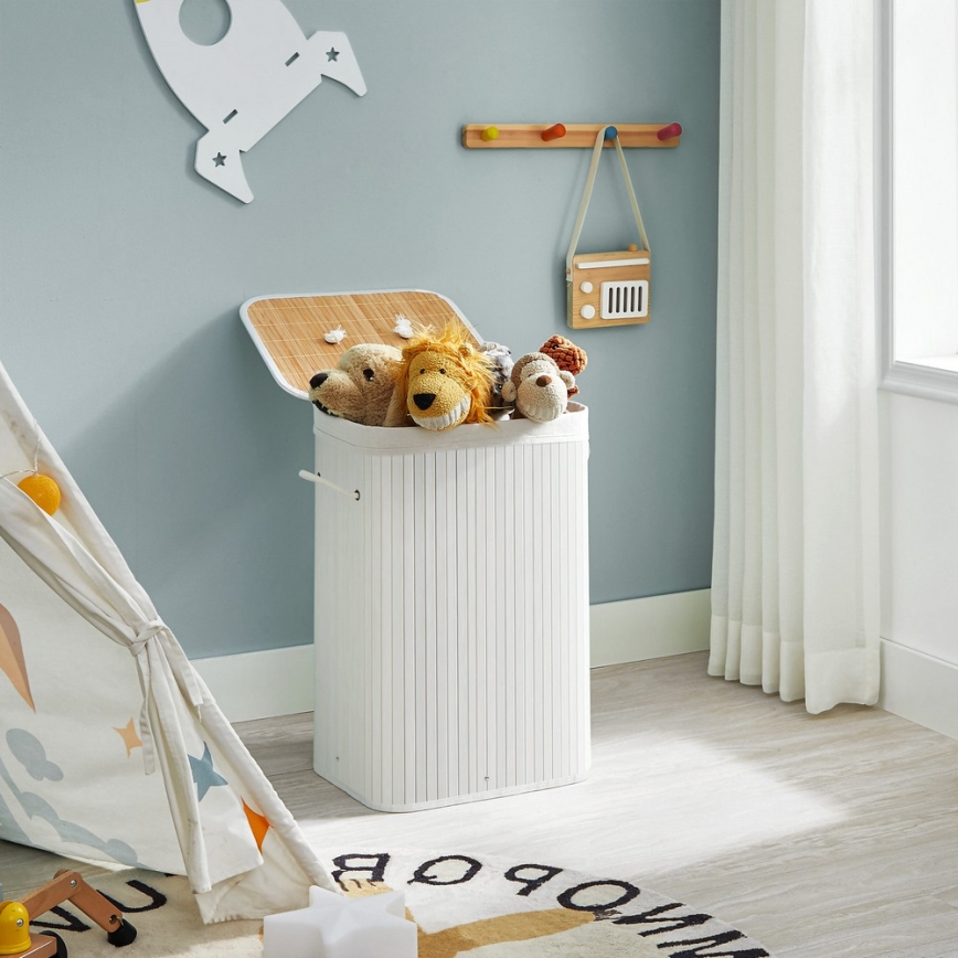 Καλάθι ρούχων GUS λευκό