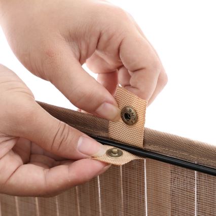 Καλάθι ρούχων GUS καφέ